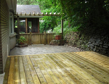 wood in the landscape by terrascape landscape construction